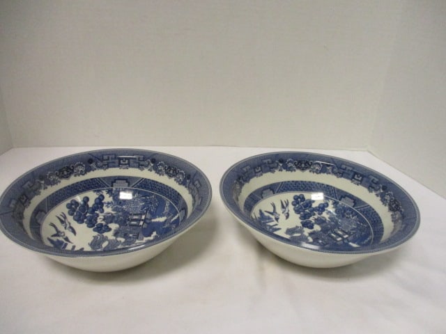 Johnson Bros. Blue Willow Serving Pieces - 8