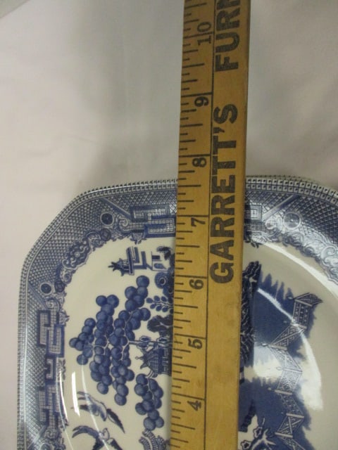 16 Johnson Bros. Blue Willow Square Salad/Dessert Plates - 5