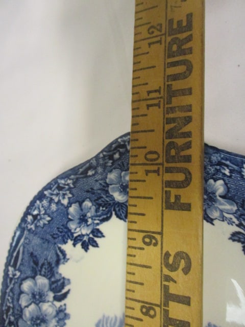 Spode Blue Room Cheese Knife and Four Spreaders, Wedgwood "Woodland" Ironstone - 8