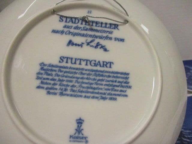 Six German Porcelain Collector Plates - 3