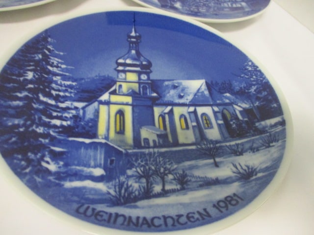 Six German Porcelain Collector Plates - 4
