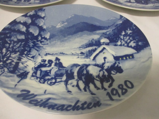 Six German Porcelain Collector Plates - 6