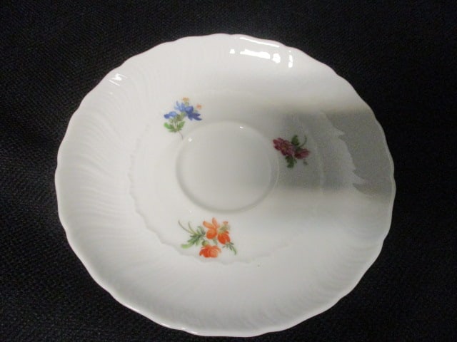 Royal Tattau Bavaria German Porcelain Multi Color Flower Coffee Serving Set - 12