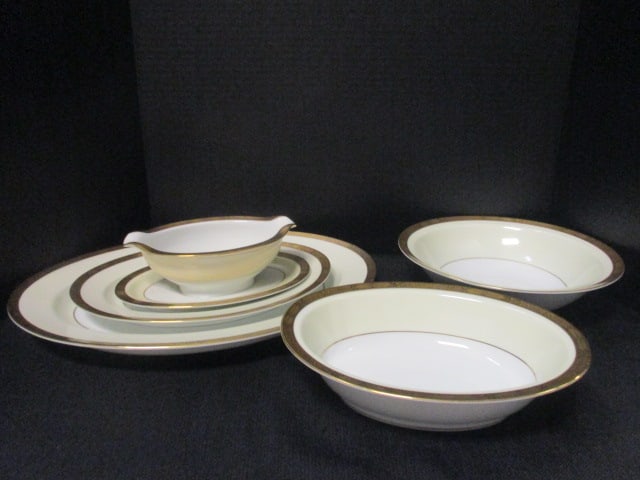 Noritake "Goldkin" China Serving Pieces (1 of 14)
