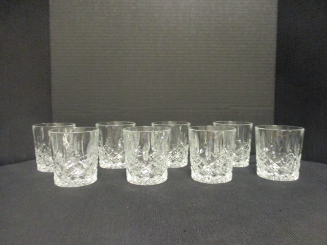 Eight Marquis by Waterford "Markham" Pattern Old Fashions: 3 3/4"h