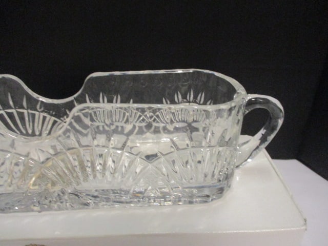 Shannon Crystal Flatware/Knife Caddy in Original Box, Waterford Stainless Cheese Knife - 4