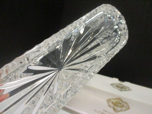 Shannon Crystal Flatware/Knife Caddy in Original Box, Waterford Stainless Cheese Knife - 5