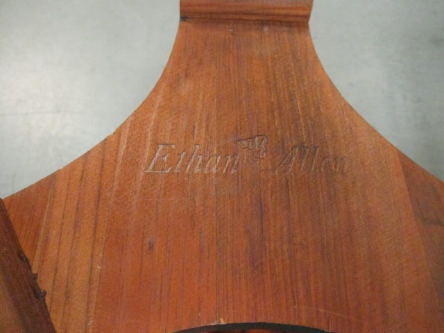 Ethan Allen Pine Turned Post Pedestal/Accent Table - 5