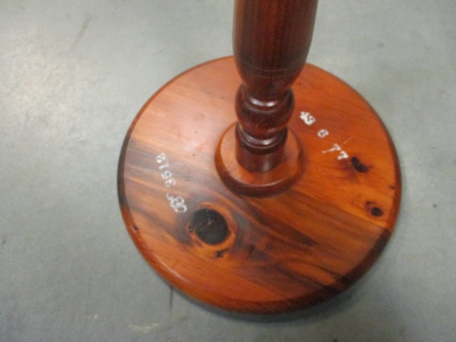 Ethan Allen Pine Turned Post Pedestal/Accent Table - 6
