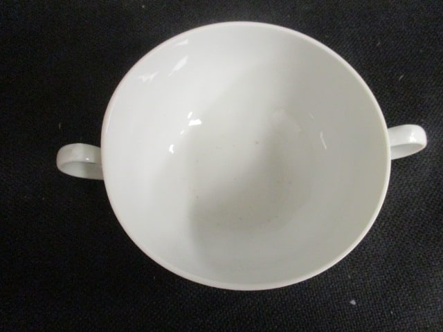 Kaiser "Romantica" West Germany Porcelain Bowls, Plates and Bouillon Clear Soup Bowls - 7