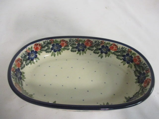 Polish Pottery Oval Dish - 2