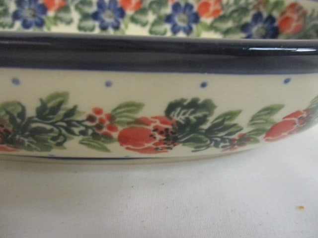 Polish Pottery Oval Dish - 3