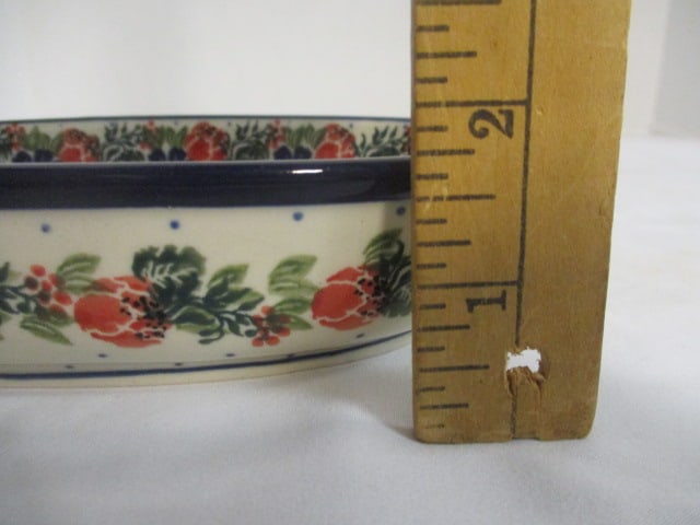 Polish Pottery Oval Dish - 6