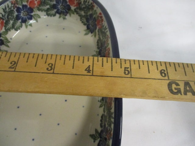 Polish Pottery Oval Dish - 7