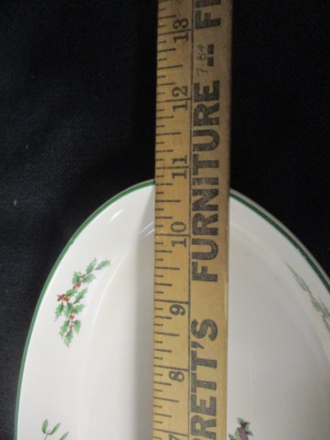 Two Spode "Christmas Tree" Oval Dishes-One in Original Box - 4