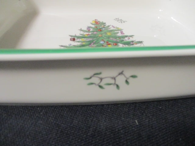 Two Spode "Christmas Tree" Oven to Table Bakers - 3