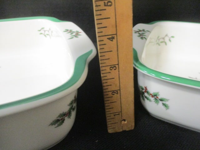 Two Spode "Christmas Tree" Oven to Table Bakers - 7