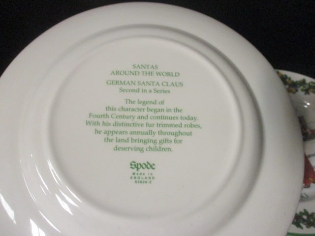 Six Spode "Santas Around the World" Annual Collector Plate - 5