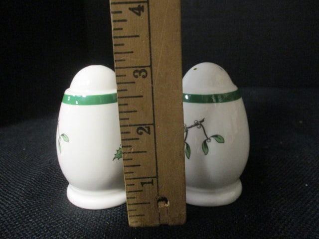 Spode "Christmas Tree" Completer Set-Butter Dish, Shakers, Creamer, Sugar Bowl and Sauce Boat - 17
