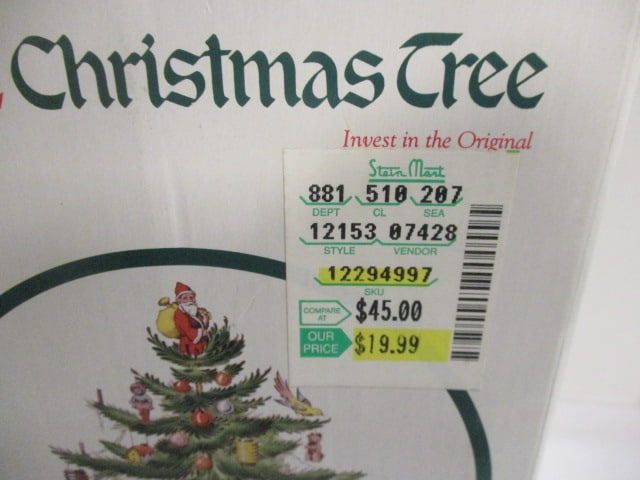 New Old Stock Spode "Christmas Tree" Thermal Carafe - 3