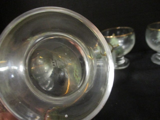 Eight Spode "Christmas Tree" Glass Dessert/Fruit Cups - 7