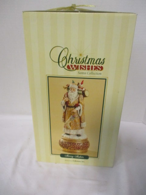 Roman Christmas Wishes Santa Collection "Merry Maker" Figure in Original Box: .