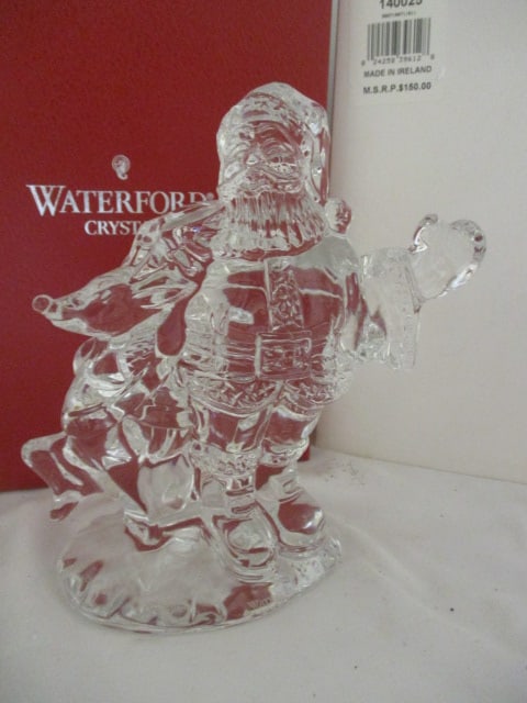 Waterford 1st Edition St. Nicholas Crystal Sculpture in Original Box - 2