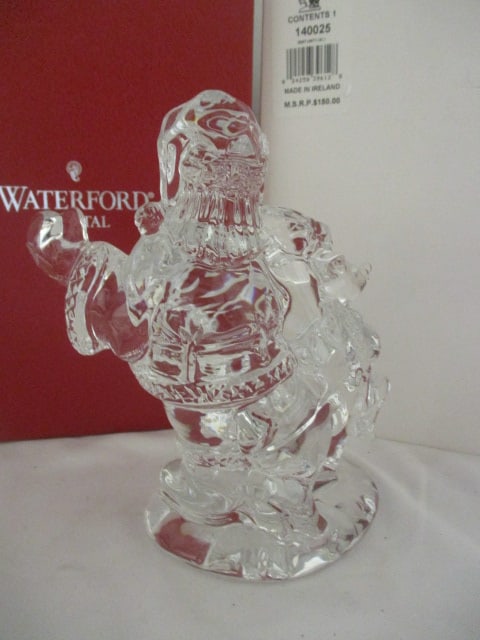 Waterford 1st Edition St. Nicholas Crystal Sculpture in Original Box - 3