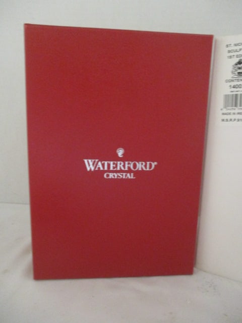 Waterford 1st Edition St. Nicholas Crystal Sculpture in Original Box - 5