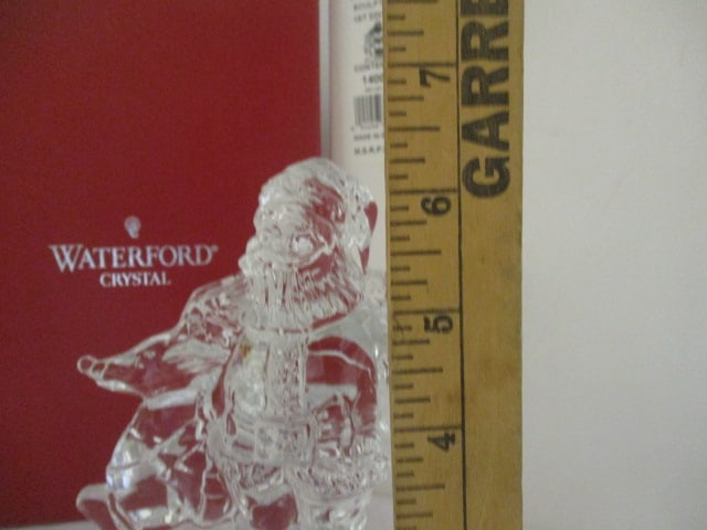 Waterford 1st Edition St. Nicholas Crystal Sculpture in Original Box - 7