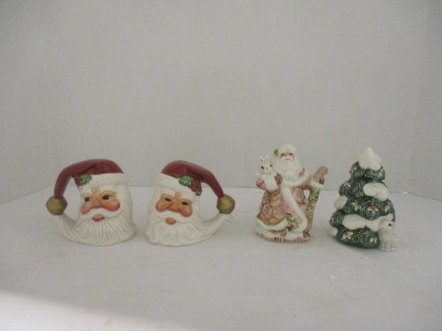 Fitz & Floyd Essentials Holiday Santa Shaker Set and Fitz & Floyd Classics Santa and (1 of 7)