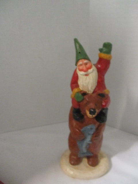Five Sculpted Composite Santa Figures - 14