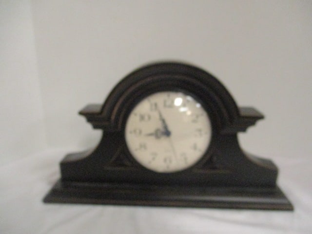 Distressed Bronzed Finish Quartz Mantle Clock (1 of 5)