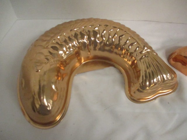 Two Copper Fish Molds - 2