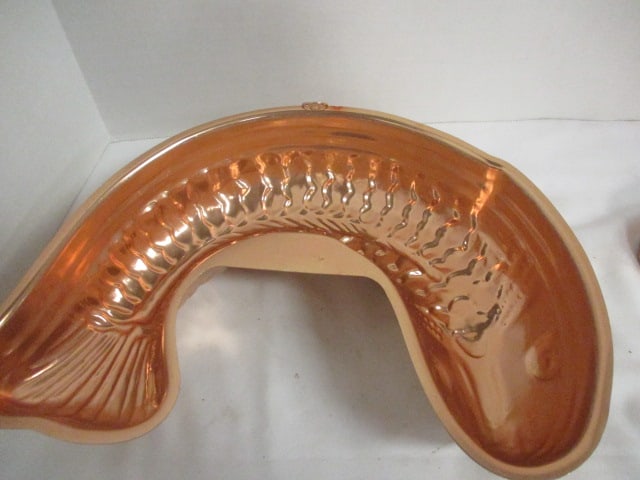 Two Copper Fish Molds - 3