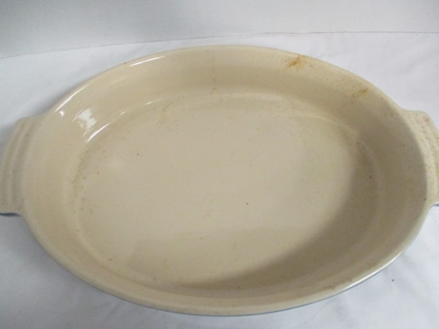 Le Creuset Blue Stoneware Oval Baking Dish - 2
