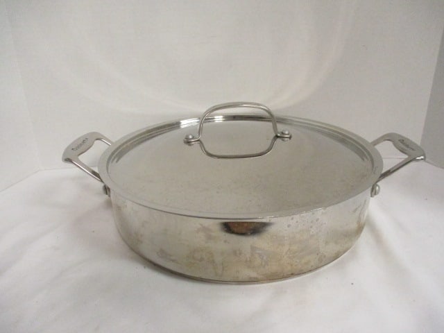 Cuisinart Model 755-30 Stainless Stell Casserole with Cover: 12 1/2"dia