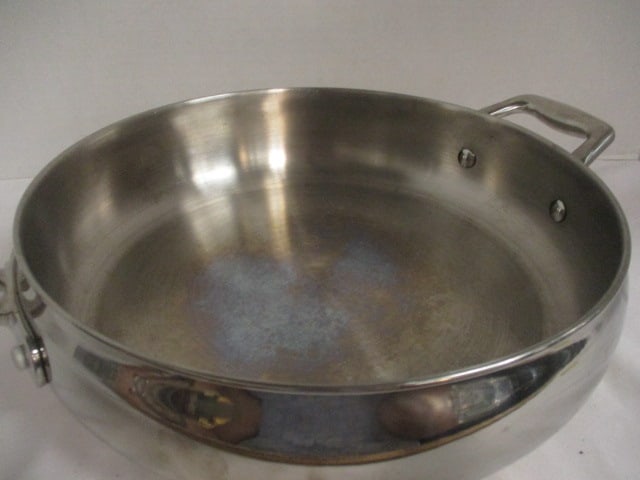 Biltmore Stainless Steel 11" Skillet with Cover - 3