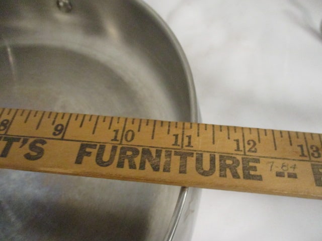 Biltmore Stainless Steel 11" Skillet with Cover - 6
