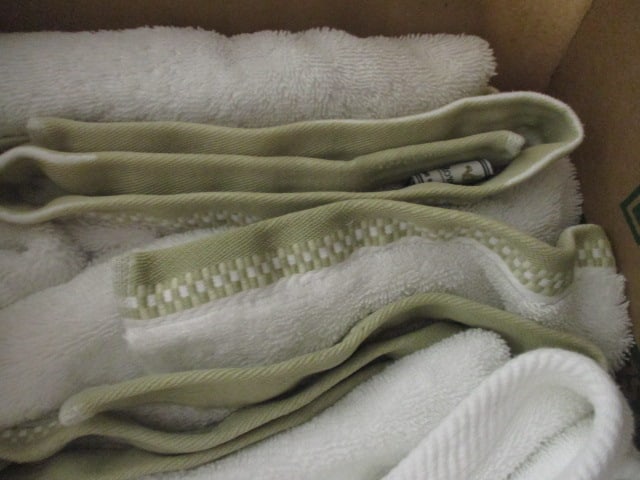 Large Grouping of Nice White Bath Towels, Hand Towels and Wash Cloths - 7