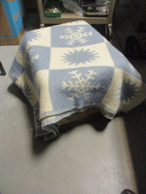Samband made for L.L. Bean 100% Pure Wool Blanket: made in Iceland