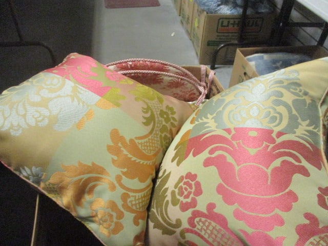 Grouping of Decorative Throw Pillows and Seat Cushions - 3