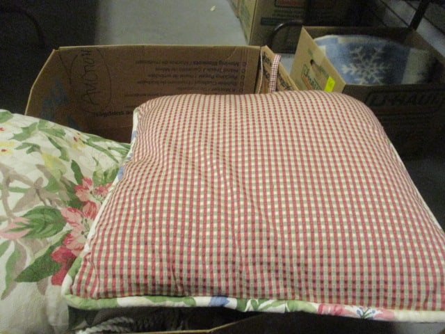 Grouping of Decorative Throw Pillows and Seat Cushions - 6