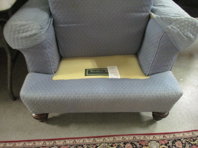 Wesley Hall Inc. Quilted Diamond Upholstered Rolled Arm Chair - 7