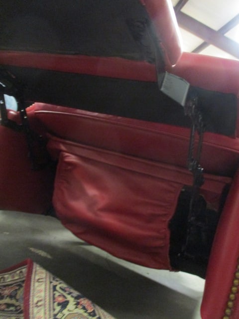 Hancock & Moore Red Leather Wingback Recliner with Rolled Arms and Nail Heads - 8