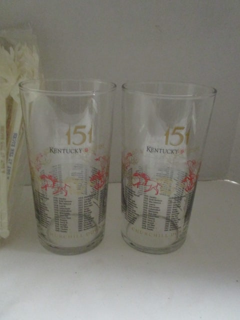 "The Kentucky Derby" Coffee Table Book, 2 "151st (2025)" Glasses, Drink Stirrers, - 7