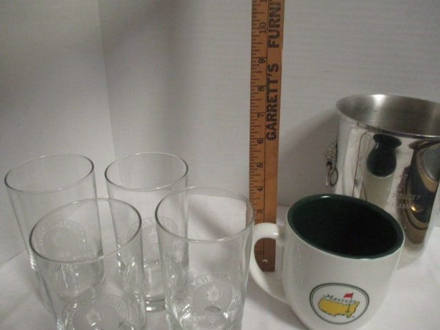 Lot of Golf Memorabilia: Masters Cup, "Baltusrol Golf Club" Plate, Photo Album, - 14