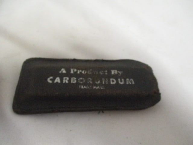 Hoffritz Soft Arkansas Sharpening Stone in Wood Box and Carborondum - 5
