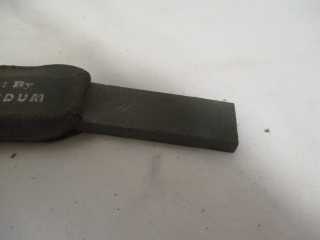 Hoffritz Soft Arkansas Sharpening Stone in Wood Box and Carborondum - 6
