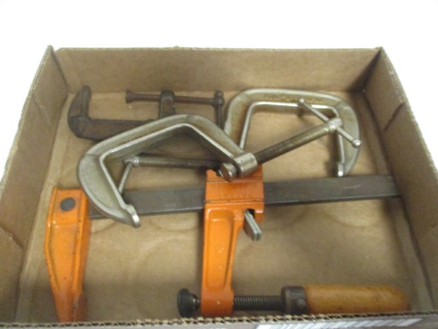 Lot of Clamps and Vises: .